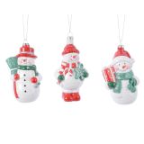 OKRASEK ZA JELKO SNEŽAK SORTIRANO