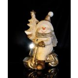 PRAZNIČNA FIGURA GLOSSTYLE SNEŽAK 47 CM LED NA MOTORJU