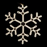 LUČKE MQ SNEŽINKA 50X50 NEO LED TOPLO BELA