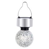 SOLARNA VRTNA SVETILKA GLOBO Z OBEŠALOM LED 0.06W IP44 60X158 MM