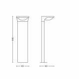 SOLARNA VRTNA SVETILKA PHILIPS 17809/93/16 DUSK 1X1.5W LED ANTRACIT