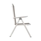 KOVINSKI STOL LESLI SOLEIL BELI 70X55X107 CM