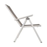 KOVINSKI STOL LESLI SOLEIL BELI 70X55X107 CM