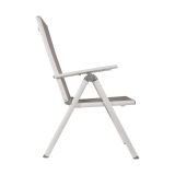 KOVINSKI STOL LESLI SOLEIL BELI 70X55X107 CM