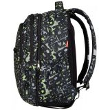 ŠOLSKI NAHRBTNIK TARGET 2V1 CURVED GREEN FUSION 27623