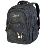 ŠOLSKI NAHRBTNIK TARGET 2V1 CURVED SPARKLING BUTTERFLY 27643