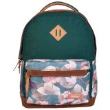 ŠOLSKI NAHRBTNIK TARGET CANVAS FLORAL GREEN 26777