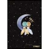 ŠOLSKI ZVEZEK STREET BLACK&GOLD A4 BREZČRTEN, 54 LISTOV, SORT