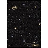 ŠOLSKI ZVEZEK STREET BLACK&GOLD A4 BREZČRTEN, 54 LISTOV, SORT