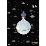 ŠOLSKI ZVEZEK STREET BLACK&GOLD A4 ČRTAN Z ROBOM, 54 L LISTOV, SORT