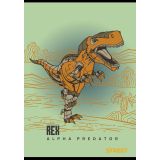 ŠOLSKI ZVEZEK STREET DINOSAURS A4 BREZČRTEN 54 LISTOV, SORT