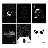 ŠOLSKI ZVEZEK STREET BLACK&WHITE A4 54L MALI KARO