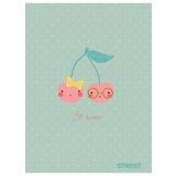 ŠOLSKI ZVEZEK STREET SWEET A4 BREZČRTEN, 54 LISTOV, SORT