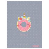 ŠOLSKI ZVEZEK STREET SWEET A4 BREZČRTEN, 54 LISTOV, SORT