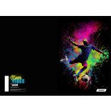 ŠOLSKI ZVEZEK TARGET A4 BREZČRTNI NEON VIBES 28169 52L