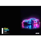 ŠOLSKI ZVEZEK TARGET A4 BREZČRTNI NEON VIBES 28169 52L