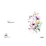 ŠOLSKI ZVEZEK TARGET A4 BREZČRTNI WHITE CHIC 28175 52L