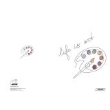 ŠOLSKI ZVEZEK TARGET A4 BREZČRTNI WHITE CHIC 28175 52L