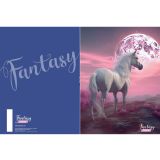 ŠOLSKI ZVEZEK TARGET A4 ČRTAST Z ROBOM FANTASY 27018