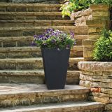 PE ZUNANJI LONEC MULTY HOME SONATA STOŽEC 26 X 26 CM VIŠ 50 CM ČRN