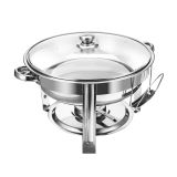 SPECIALNA POSODA ALPEKS CHAFING OKROGEL S STEKL. POKROVOM 4.2L JW-C601