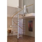 STOPNICE MINKA SPIRAL DECOR FI 120 SREBRNA/BUKEV