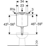 SPLAKOVALNIK, NADOMETNI GEBERIT AP116PLUS NM ALPSKO BELA