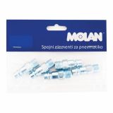 SPOJNI ELEMENT MOLAN VTIČ 1/2 ZN ZA CEV FI 13 5 KOS