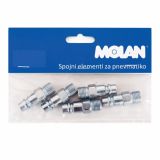 SPOJNI ELEMENT MOLAN VTIČ 1/4 ZN 5 KOS