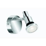 DEKORATIVNI LED REFLEKTOR SPOT CHROME 1X4W GU10 WW IP44