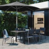 SENČNIK NATERIAL SRED. AURA II D400 T.SIV ALU, JEKLO 250G 8 KOTNI