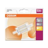 PALIČASTA LED ŽARNICA OSRAM ST LINE60 7W/827 R7S 78MM BL/1