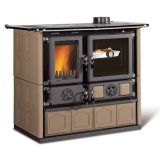 ŠTEDILNIK NA TRDA GORIVA NORDICA ROSA 5.0 MAIOLICA TORTORA