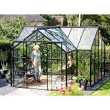 STEKLEN RASTLINJAK VITAVIA ORANŽERIJA SIRIUS ESG 3MM ČRNA 3.8X3.8M