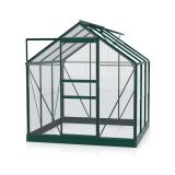 STEKLEN RASTLINJAK VITAVIA PLANET 3800 ESG 3MM, 1,95X1,95M SMARAGDNA -RASTLINJAK+OKVIR ZA TEMELJ