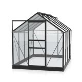 STEKLEN RASTLINJAK VITAVIA PLANET 5000 ESG 3MM, 1,95X2,57M ČRNA - RASTLINJAK+ OKVIR ZA TEMELJ