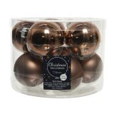 STEKLENA BUNKA DECORIS BARVA OREHA 10/1 FI 6 CM