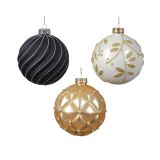 STEKLENA BUNKA DECORIS MAT/PROZORNA RAZLIČNE BARVE FI 10 CM