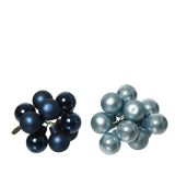 STEKLENA BUNKA DECORIS MODRE BARVE 10/1 FI 2 CM SORT