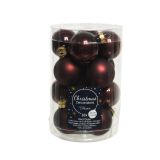 STEKLENA BUNKA DECORIS REDWOOD MAT/SIJOČE 16/1 FI 3.5 CM