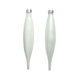 STEKLENA BUNKA DECORIS SVEČA, BELA, 15 CM 6/1