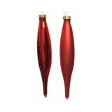 STEKLENA BUNKA DECORIS SVEČA, RDEČA, 15 CM 6/1