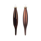 STEKLENA BUNKA DECORIS SVEČA, RJAVA, 15 CM 6/1