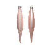 STEKLENA BUNKA DECORIS SVEČA, ROZA, 15 CM 6/1