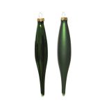 STEKLENA BUNKA DECORIS SVEČA, TEM. ZELENA, 15 CM 6/1