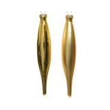 STEKLENA BUNKA DECORIS SVEČA, ZLATA, 15 CM 6/1