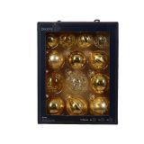 STEKLENA BUNKA DECORIS ZLATA RAZ. VEL. 13/1 MIX, SORTIRANO