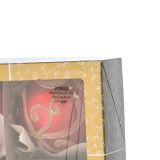 STEKLENA BUNKA GLOSSTYLE 100 MM 4/1 RDEČA 2 Z IN 2 BREZ DEKORJA