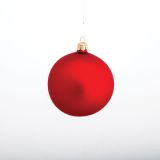 STEKLENA BUNKA GLOSSTYLE 100 MM 4/1 RDEČA 2 Z IN 2 BREZ DEKORJA