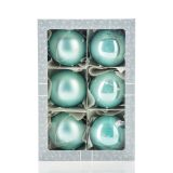 STEKLENA BUNKA GLOSSTYLE 80 MM 6/1 SV. ZELENA 3 Z IN 3 BREZ DEKORJA